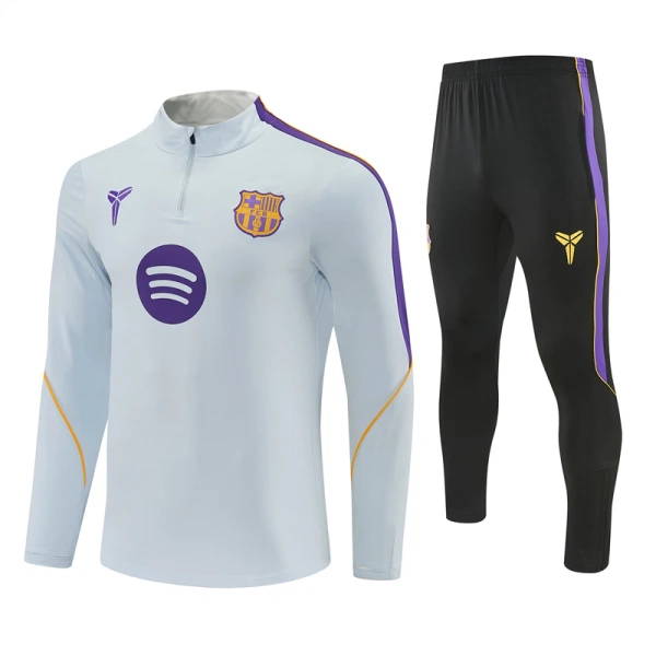 Barcelona Trænings sweatshirt sæt 26/27 Hvid