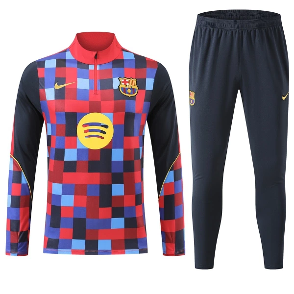 Barcelona Trænings sweatshirt sæt 26/27 Rød