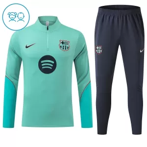 Barcelona Trænings sweatshirt sæt Barn 26/27 Grøn