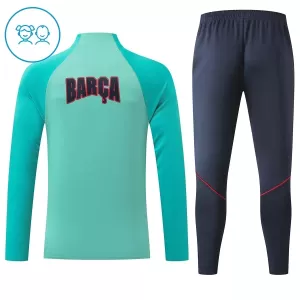 Barcelona Trænings sweatshirt sæt Barn 26/27 Grøn