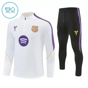 Barcelona Trænings sweatshirt sæt Barn 26/27 Hvid