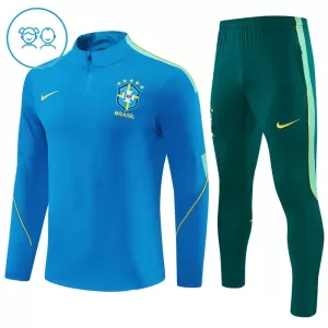 Brasilien Trænings sweatshirt sæt Barn 26/27 Blå