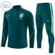 Brasilien Trænings sweatshirt sæt Barn 26/27 Grøn Brasilien Trænings sweatshirt sæt Barn 26/27 Grøn