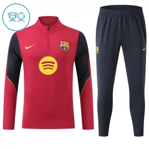 FC Barcelona Trænings sweatshirt sæt Barn 26/27 Rød