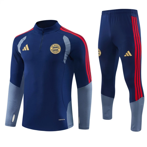 FC Bayern München Trænings sweatshirt sæt 26/27 Blå FC Bayern München Trænings sweatshirt sæt 26/27 Blå