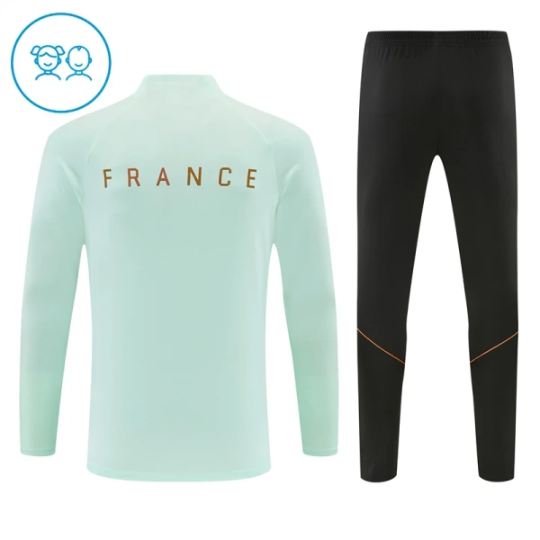 Frankrig Trænings sweatshirt sæt Barn 26/27 Hvid