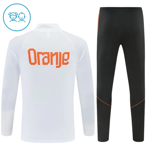 Holland Trænings sweatshirt sæt Barn 26/27 Hvid