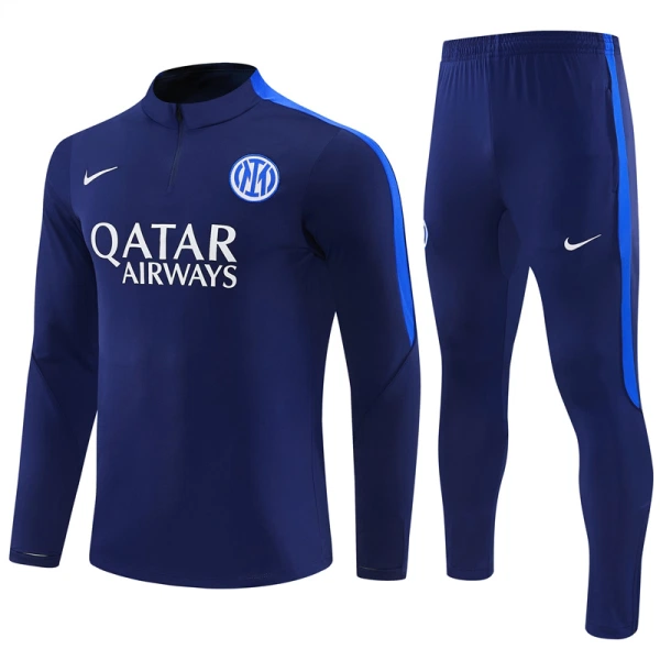 Inter Milan Trænings sweatshirt sæt 26/27 Blå Inter Milan Trænings sweatshirt sæt 26/27 Blå