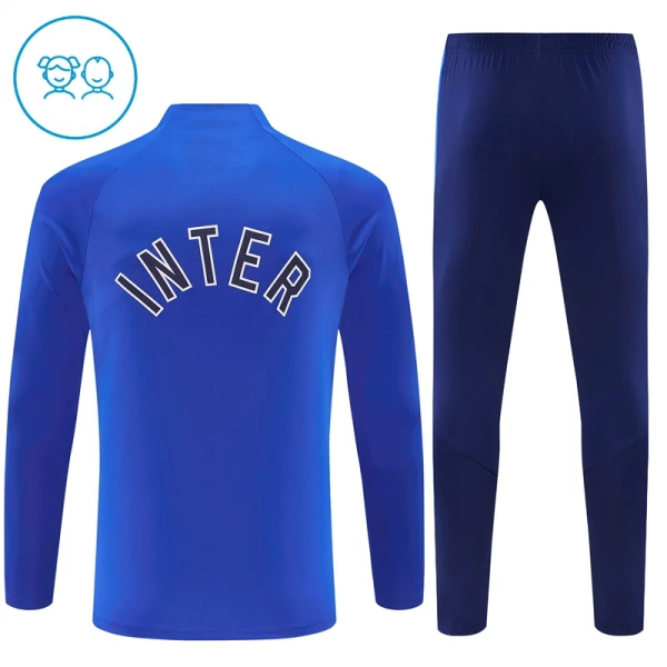 Inter Milan Trænings sweatshirt sæt Barn 26/27 Blå