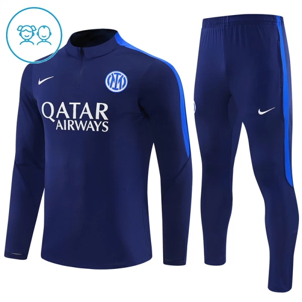 Inter Milan Trænings sweatshirt sæt Barn 26/27 Blå