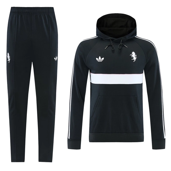 Juventus Hættetrøje træningssweatshirt-sæt 26/27 Sort