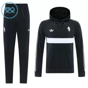 Juventus Hættetrøje træningssweatshirt-sæt Barn 26/27 Sort