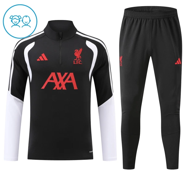 Liverpool Trænings sweatshirt sæt Barn 26/27 Sort