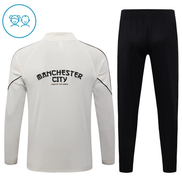 Manchester City Trænings sweatshirt sæt Barn 26/27 Grå