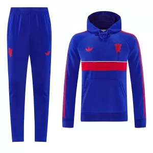 Manchester United Hættetrøje træningssweatshirt-sæt 26/27 Blå