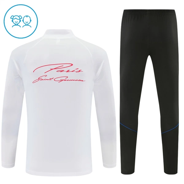 Paris Saint-Germain Trænings sweatshirt sæt Barn 26/27 Hvid