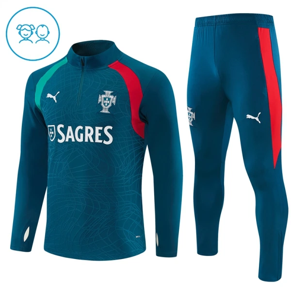 Portugal Trænings sweatshirt sæt Barn 26/27 Blå