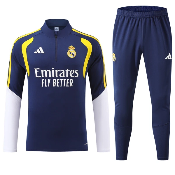 Real Madrid Trænings sweatshirt sæt 26/27 Blå Real Madrid Trænings sweatshirt sæt 26/27 Blå
