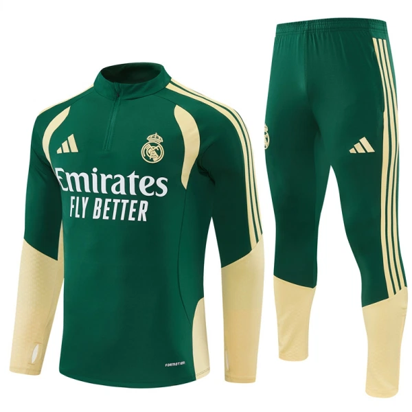 Real Madrid Trænings sweatshirt sæt 26/27 Grøn