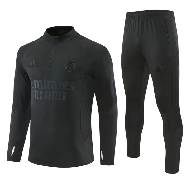 Real Madrid Trænings sweatshirt sæt 26/27 Sort Real Madrid Trænings sweatshirt sæt 26/27 Sort