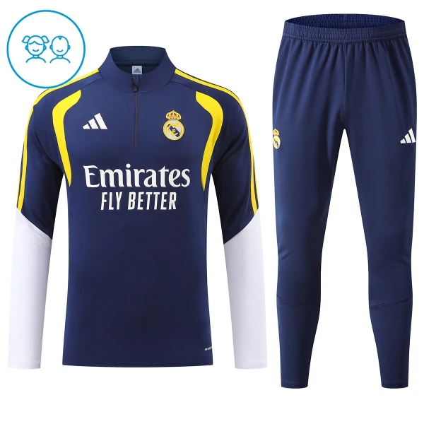 Real Madrid Trænings sweatshirt sæt Barn 26/27 Blå