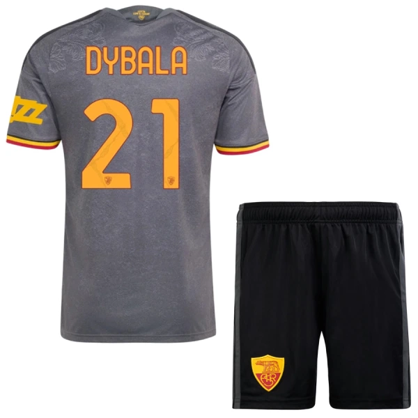AS Roma Paulo Dybala 21 3. trøje Barn 26/27 AS Roma Paulo Dybala 21 3. trøje Barn 26/27