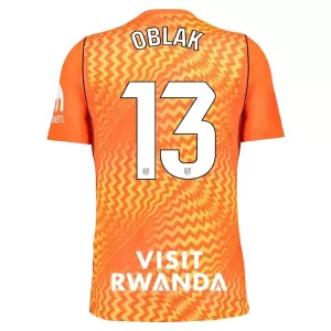 Atlético Madrid Jan Oblak 13 Målmand Trøje 26/27 Orange