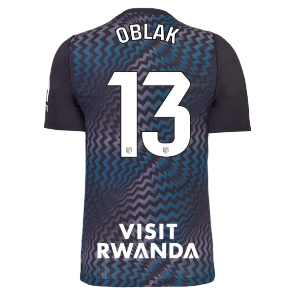 Atlético Madrid Jan Oblak 13 Målmand Trøje 26/27 Sort Atlético Madrid Jan Oblak 13 Målmand Trøje 26/27 Sort