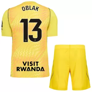 Atlético Madrid Jan Oblak 13 Målmand Trøje Barn 26/27 Gul