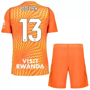 Atlético Madrid Jan Oblak 13 Målmand Trøje Barn 26/27 Orange