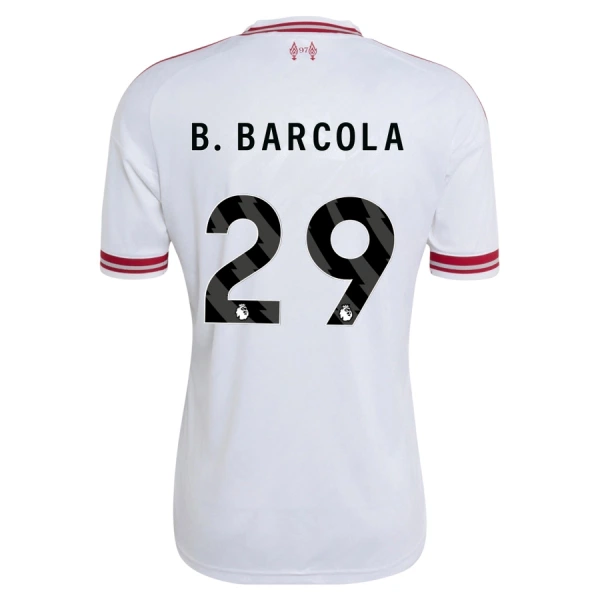 Liverpool B. Barcola 29 Udebanetrøje 26/27 Liverpool B. Barcola 29 Udebanetrøje 26/27