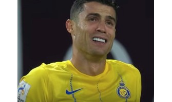 CRISTIANO RONALDO græd for første gang efter at have besejret sin modstander