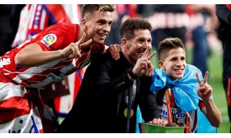 Diego Simeone og hans søn mødes igen på banen 20 år senere