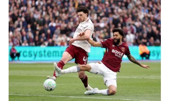 En enkelt kamp vakte blandede følelser hos Declan Rice