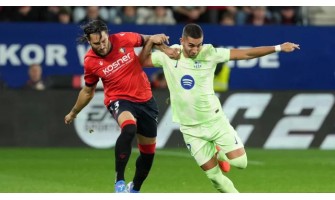 FC Barcelona afsluttede deres syv kampe lange sejrsrække i La Liga