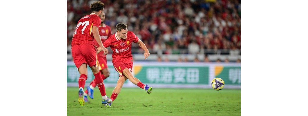 Florian Wirtz scorede endelig sit første mål for Liverpool