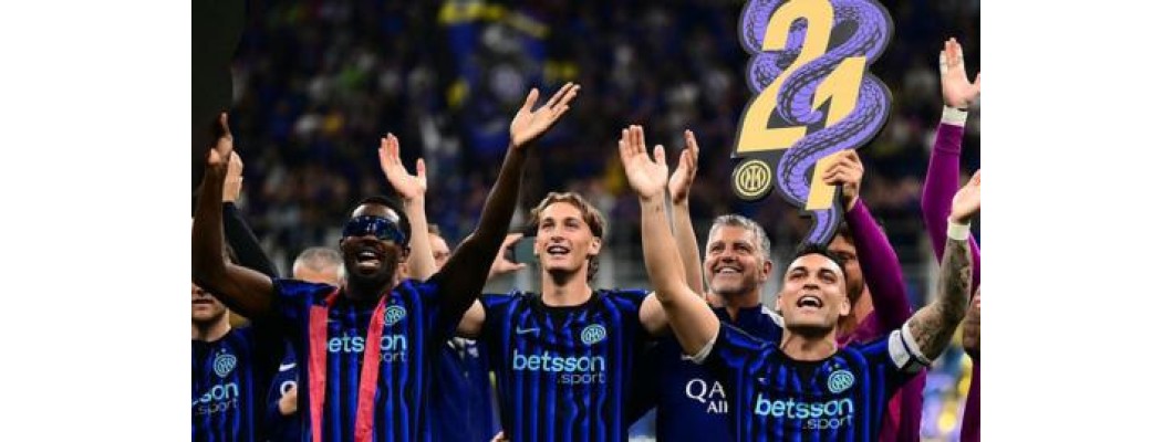 Inter sikrede sig Serie A-titlen med tre runder tilbage