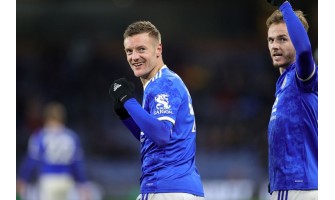 Jamie Vardy er en helt i Leicester City-fans hjerter
