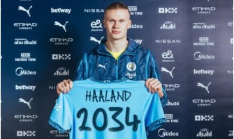 Manchester City og Erling Haaland nåede den bedst betalte kontrakt i historien
