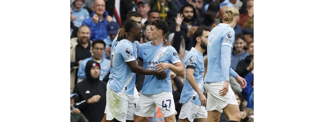 Phil Foden scorede endelig et mål i den nye sæson