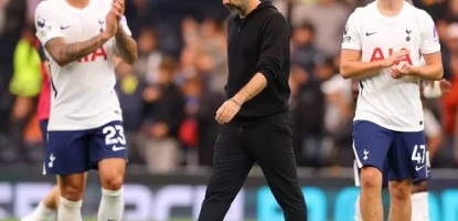 Tottenham Hotspur lider to nederlag i træk uden at score et mål i ligaen